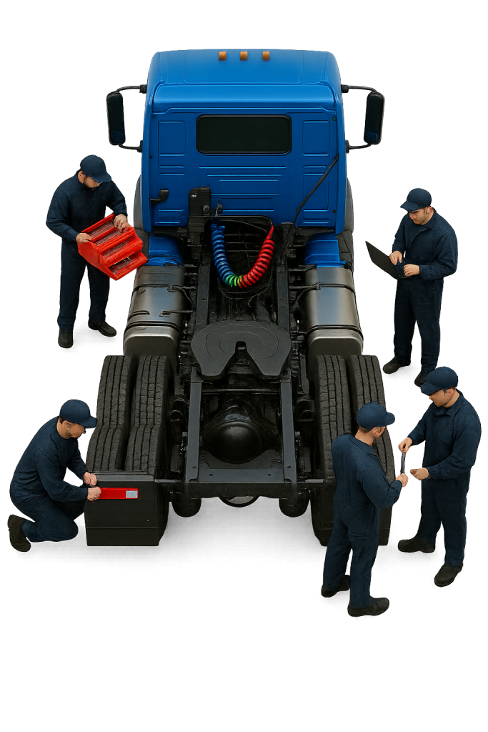 Diesel Semi Truck
